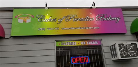 Cakes Of Paradise Bakery 6322 6Th Ave S Seattle Wa 98108 Usa