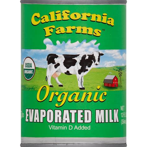 California Farms Evaporated Milk Organic 12 Fl Oz Pavilions California Farms Evaporated Milk Organic 12 Fl Oz Pavilions