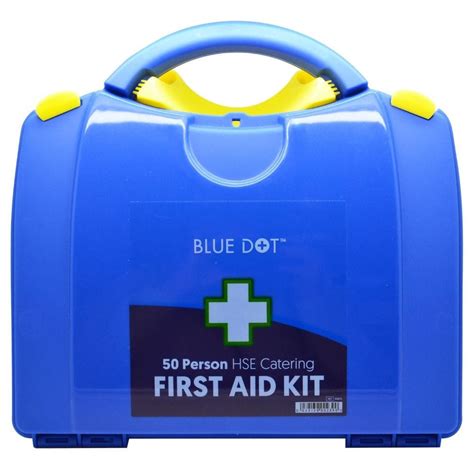 Catering Kitchen First Aid Kit For 1 To 50 People In Blue Viola Box