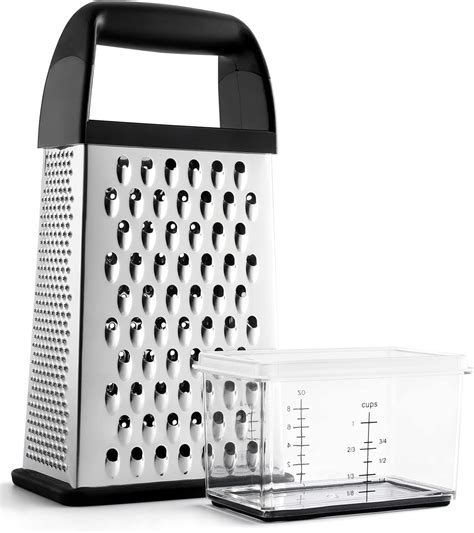 Cheese Grater Nivofu Grater Kitchen Grater With Container Stainless Steel Parmesan Cheese Grater Cheese Grater Nivofu Grater Kitchen Grater With Container Stainless Steel Parmesan Cheese Grater