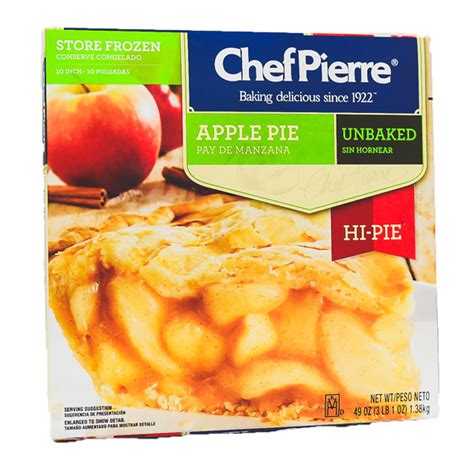 Chef Pierre Apple Pie 10 Inches Deep Dish Unbaked Us Foods Chef Amp 39 Store Chef Pierre Apple Pie 10 Inches Deep Dish Unbaked Us Foods Chef Amp 39 Store