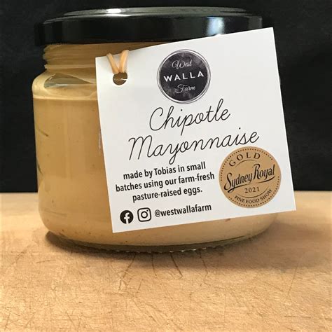 Chipotle Mayonnaise Gold Medal 2021 Sydney Royal Fine Food Awards