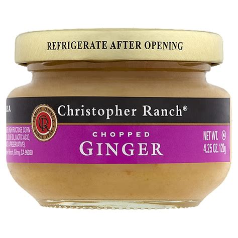 Christopher Ranch Chopped Ginger 4 25 Oz Shoprite