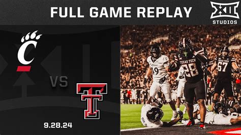 Cincinnati Vs Texas Tech Highlights 2024 Big 12 Football Cincinnati Vs Texas Tech Highlights 2024 Big 12 Football