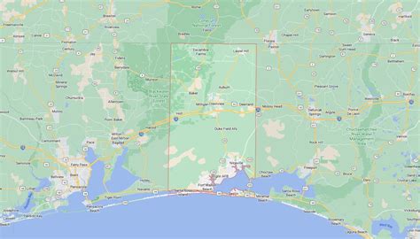 Cities And Towns In Okaloosa County Florida Countryaah Com
