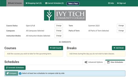 Class Formats Ivy Tech Community College