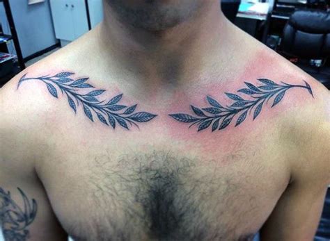 Collar Bone Tattoos For Guys