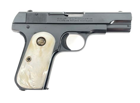 Colt Model 1903 Pocket Hammerless Semi Auto Pistol Sold At Auction On 25Th August Bidsquare