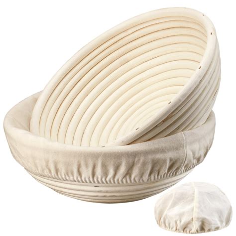 Complete Bread Proofing Baskets Set Premium Quality Kit For Sourdough Bread Making Includes 9 10 Banneton Basket W All Needed Bread Baking