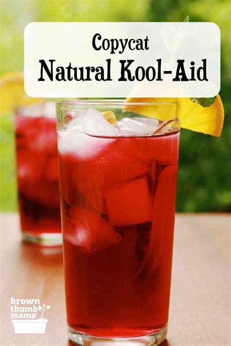 Copycat Natural Kool Aid Brown Thumb Mama