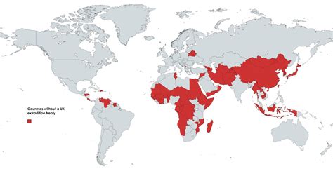 Exploring Countries with No Extradition Agreements: A Unique Global Perspective