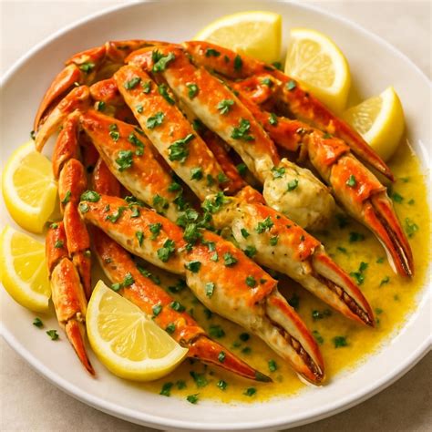 Crab Legs With Garlic Butter Sauce Easy Oven Baked King