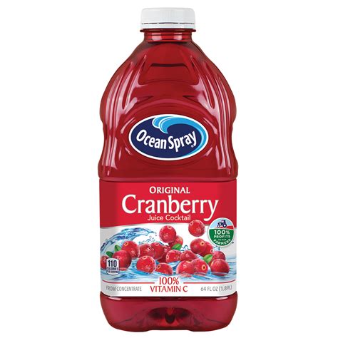 Cranberry Juice, Ocean Spray 100% 8/64Oz Case | Rdm Wholesale