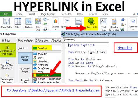 Create A Hyperlink In Excel Create A Hyperlink In Excel