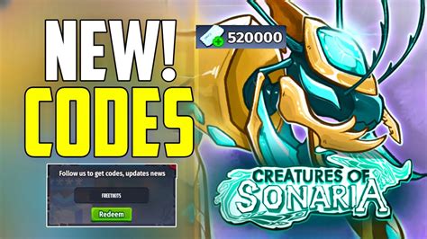Creatures Of Sonaria Codes