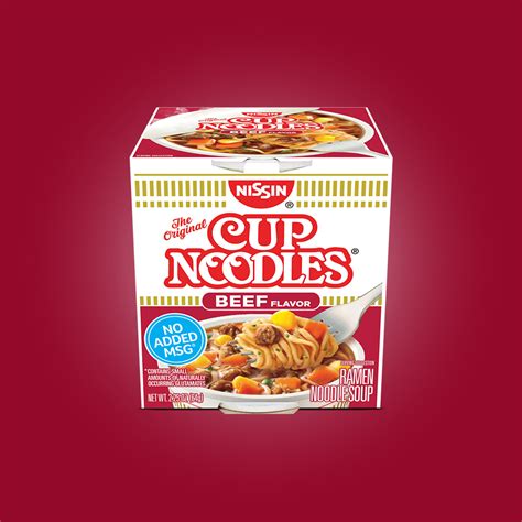 Cup Noodles Beef Nissin Food