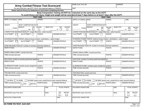 Da Form 705 Printable Da Form 705 Blank Sign Form Online Pdfliner