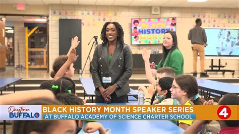 Daytime Buffalo Chelsea Talks To Students At Buffalo Academy Of