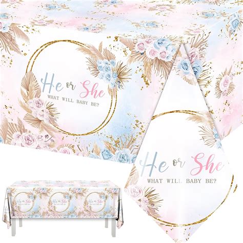 Decorations Gender Reveal Table Cover 54 X 84 Party Mart Salem Oregon Gender Reveal Party