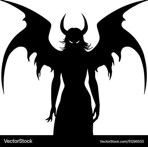 Demon Silhouette Tattoo