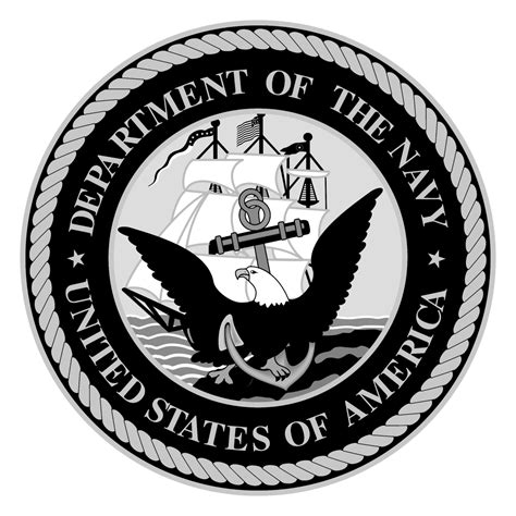 Department Of The Navy Logo Black And White 1 Brands Logos