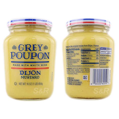 Dijon Mustard Ingredients Grey Poupon At Tayla Bugnion Blog