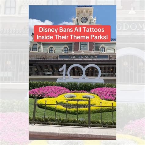 Disney Parks Ban Tattoos 2021