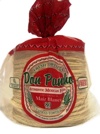 Don Pancho Corn Tortillas 80Ct Horizonte Group