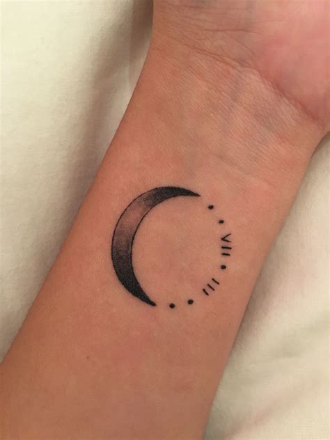 Double Crescent Moon Tattoo Moon Tattoo Small Tattoos Tattoos For Women