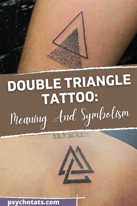 Double Triangle Tattoo Meaning And Symbolism