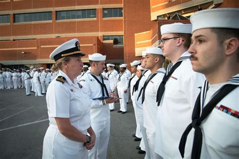 Dvids News Cherry Point Sailors Conduct Summer Dress White Inspection