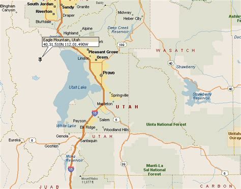 Eagle Mountain Utah Map 2