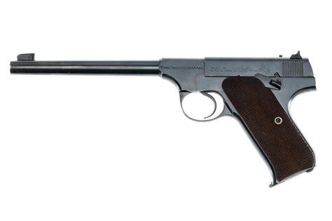 Early Colt Pre Woodsman 22Lr Semi Auto Target Pistol Vogt Auction