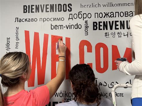 East Islip High School Art Students Create Welcome Sign At New District East Islip High School Art Students Create Welcome Sign At New District