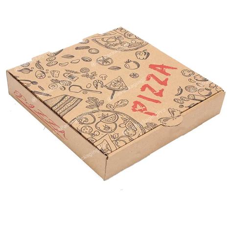 Eco Friendly Wholesale Takeaway Carton Food Pizza Packaging Paper Box