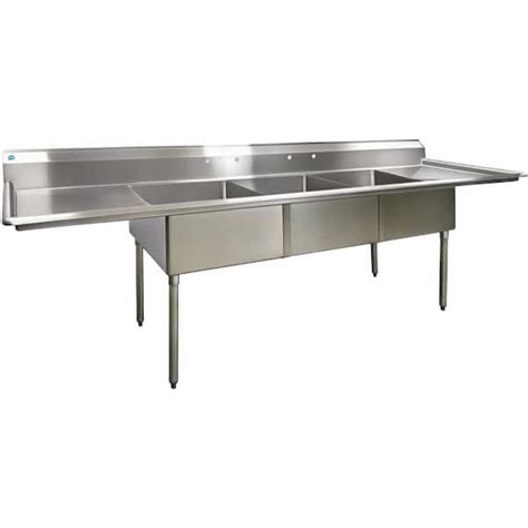 Elite Kitchen Supply 120 In Freestanding Stainless Steel Commercial