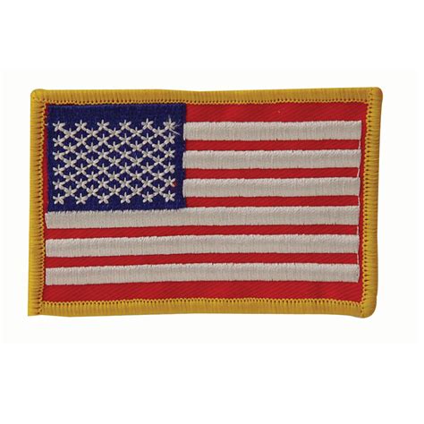 Embroidered U S A Military Flag Patches Embroidered U S A Military Flag Patches