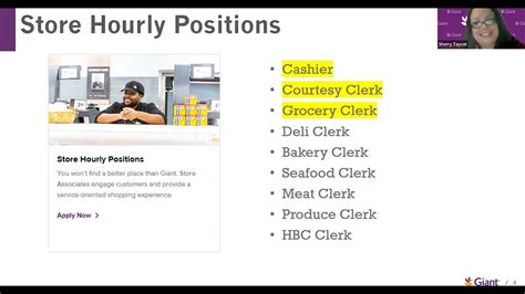 Employment At Giant Food