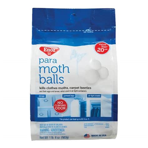 Enoz 20 Oz Para Moth Balls Box E32 1 The Home Depot