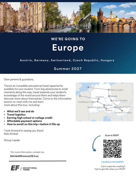 Europe Trip Rowva Cusd 208