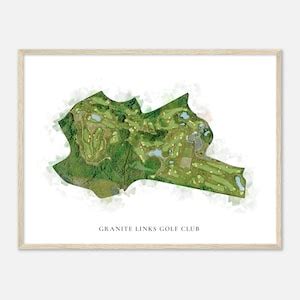 Far Corner Golf In Boxford Massachusetts Modern Watercolor Map Golfer Gift Golf Wall Art Golf Poster Print Course Layout Etsy