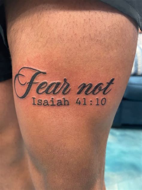 Fear Not Tattoo