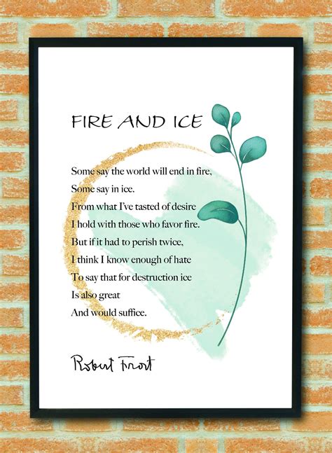 Fire and Ice Poem Revealed: Surprising Insights