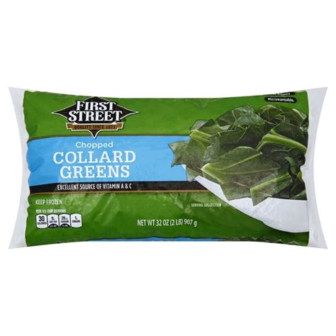 First Street Collard Greens Chopped Same Day Delivery Fiesta Mart
