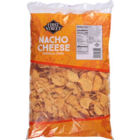 First Street Tortillas Chips Nacho Cheese Club Size Smart Final
