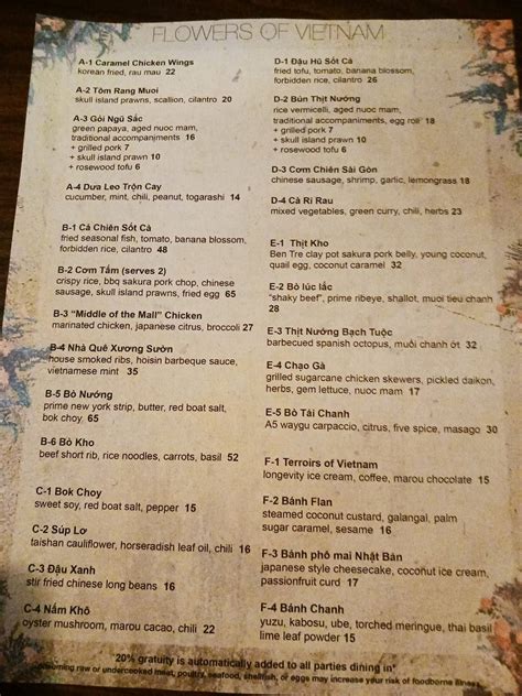 Flowers Of Vietnam Vietnamese Restaurant In Detroit Mi