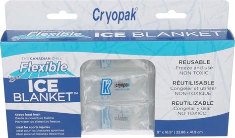 Food Blanket Cryopak 4 Large Multi Purpose Reusable 12X17 Non Toxic Ice Blanket Freeze Pack For Coolers Boating Fishing Camping Keep Food Fresh Ice Packs For Lunch Bags