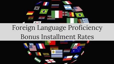 Foreign Language Proficiency Pay Foreign Language Proficiency Bonus