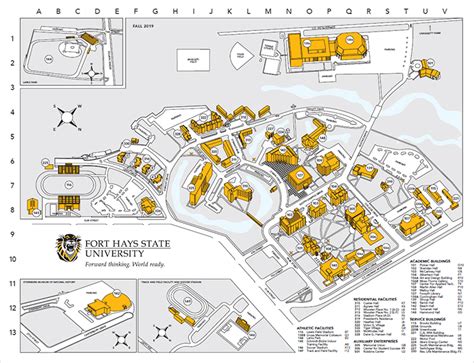 Fort Hays State University Campus Map
