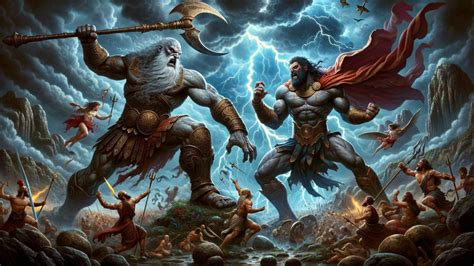 Titans vs Olympians: Titanomachy Epic Showdown